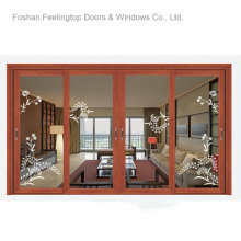 Fenêtre en verre en aluminium de coupure thermique d&#39;isolation thermique (FT-W85)